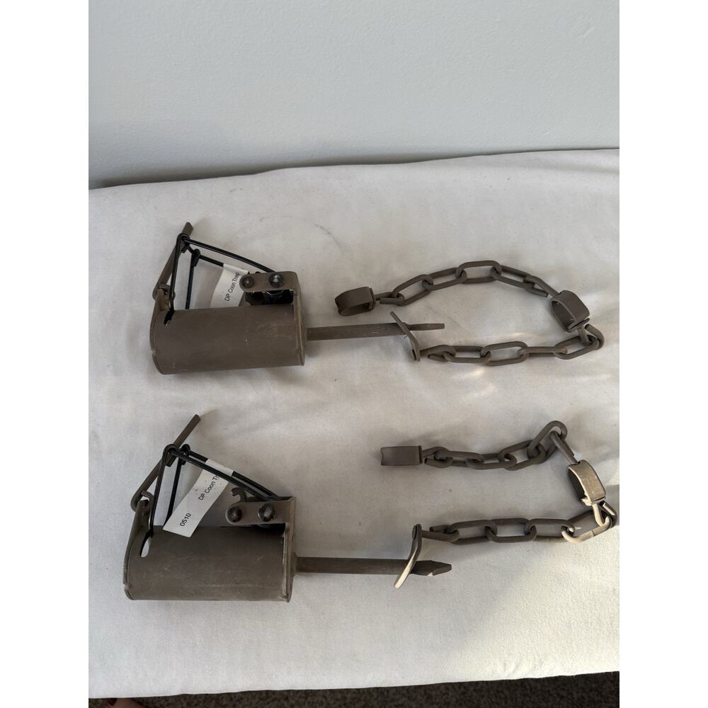 (PACK 2) Duke Dog Proof 0510 W/SETTER Coon Traps Trapping Supply Raccoon